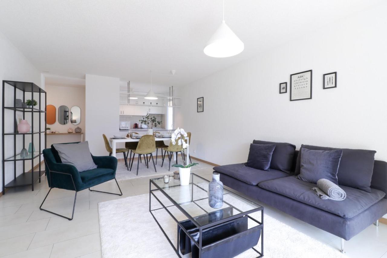 Nice Apartment Ideally Located In Martigny Luaran gambar