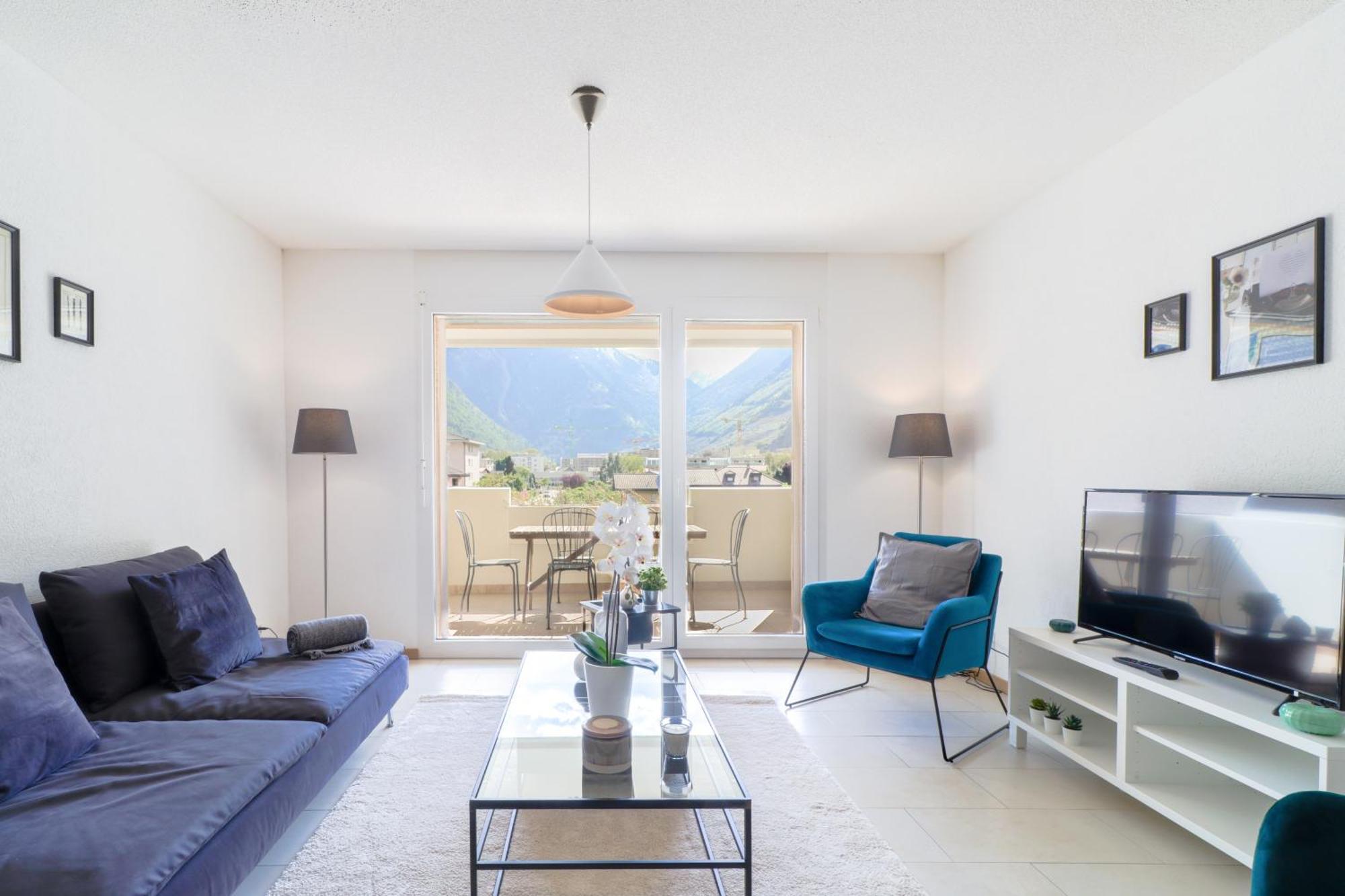 Nice Apartment Ideally Located In Martigny Luaran gambar
